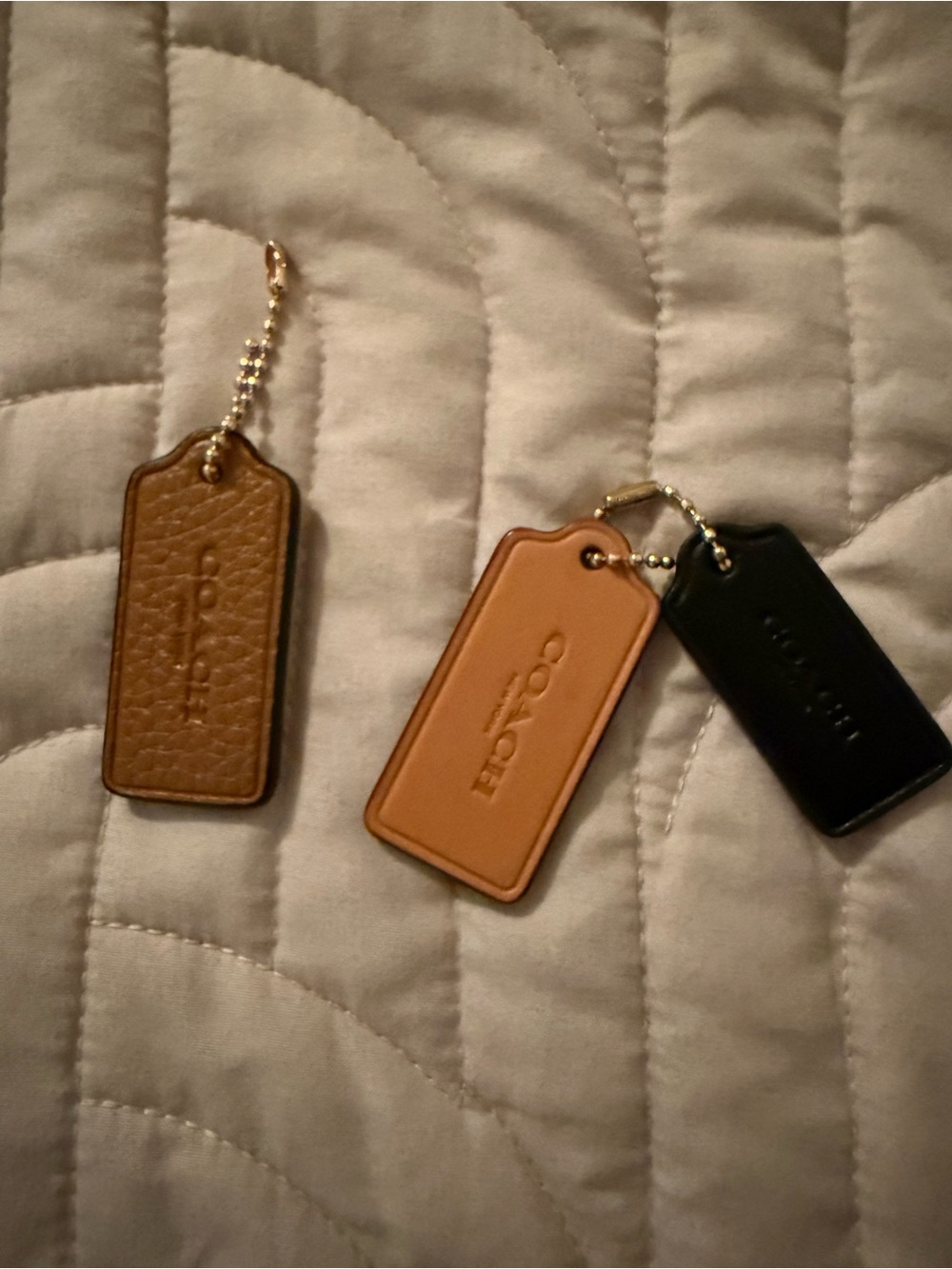 Coach purse tags